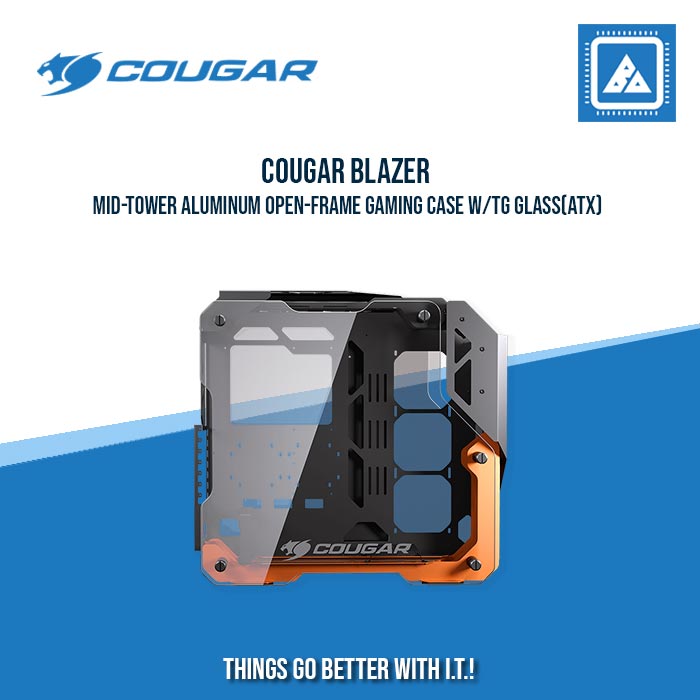 COUGAR BLAZER ALUMINUM OPEN-FRAME GAMING MID TOWER CASE COUGAR BLAZER ALUMINUM OPEN-FRAME GAMING MID TOWER CASE